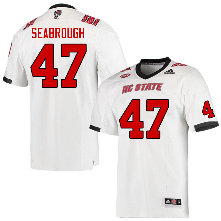 Men #47 Cedric Seabrough NC State Wolfpack College Football Jerseys Sale-Red